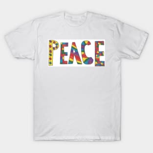 Peace: Word Art T-Shirt